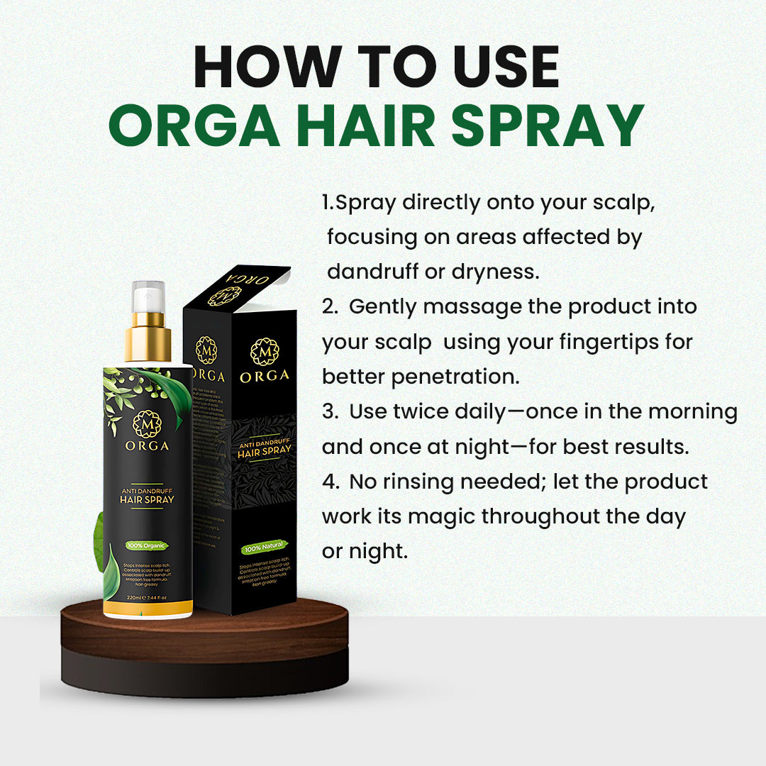 ORGANIC ANTI-DANDRUFF HAIR SPRAY (220ml)